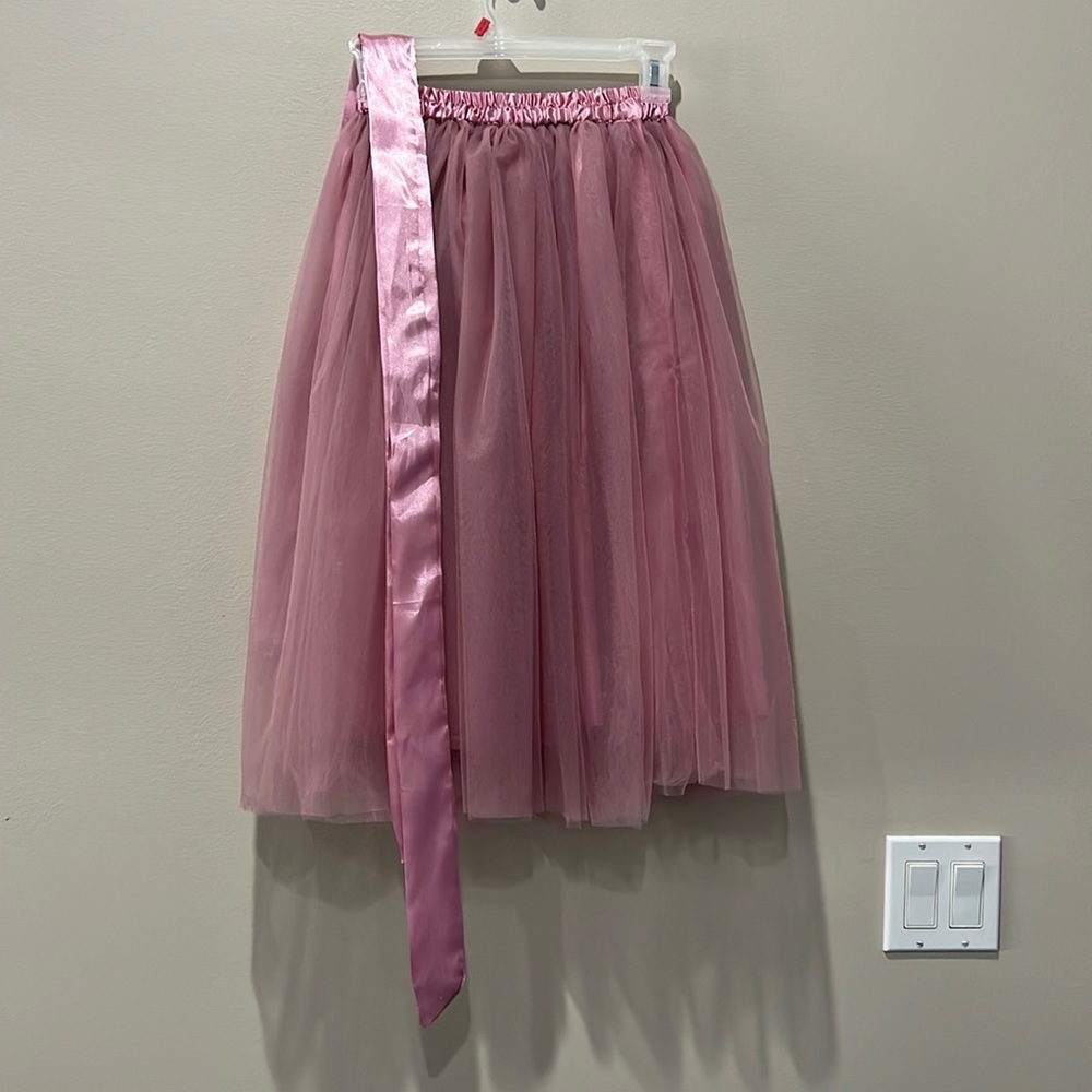 Pink Tulle Skirt in size S